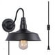 thumbnail image 1 of Dimmable Gooseneck Wall Sconces, Swing Arm Wall Sconce, Plug-in Wall Lamp with On/Off Switch, Plug-in Cord Wall Lights, E27 Base, 1 of 5