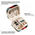 thumbnail image 2 of Woodpecker Travel Portable Square Jewelry Box Organizer Earring Necklace Bracelet Holder Decorative Display Case Stand Storage Box, 2 of 6