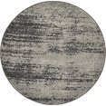 thumbnail image 2 of Unique Loom Del Mar Tonal Design Rug 3' 3 x 3' 3 Round Dark Gray/Light Gray, 2 of 2
