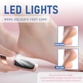thumbnail image 3 of LQT Electric Foot File – Rechargeable Callus Remover for Hard, Cracked Skin – at-Home Pedicure Kit for Smooth Feet (Men & Women) (Pink), 3 of 7