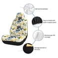 thumbnail image 6 of Honeii Bees Collecting Nectar for Car Seat Covers Full Set, Seat Covers for Cars, Car Seat Protector Waterproof, Leather Car Seat Cushion-1, 6 of 9