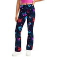 thumbnail image 5 of Riecok Kids Pants Girls Leggings High Waisted Elasticity Cute Butterfly Printed Fashion Straight Yoga Pants Multicolor 5 Years, 5 of 8