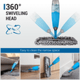 thumbnail image 6 of ILAVCLEAN Spray Mops for Floor Cleaning Dry Wet Floor Cleaner Dust Mop for Hardwood Floors with 3 Washable Microfiber Pads Refillable Bottle, 6 of 8