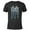 Black, variant on Disney Haunted Mansion Official Live-Action Movie H.M. Logo - Short Sleeve Blended T-Shirt for Adults - Customized-Dark Heather