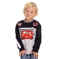 thumbnail image 6 of Disney Pixar Cars Toddler Boys Graphic Crewneck Pullover with Long Sleeves, Sizes 12M-5T, 6 of 9