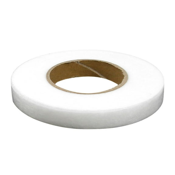 Folded Edge Tape Non Ironing and Non Sewing Pants Folded Edge Tape Double Fabric Tape Clothes Sewing Tape Adhesive Tape Easy to Peel 70 Yards 1 Roll- 0.4/0.6/0.8/1/1.2 Inch Wide(White1,2560x0.6")