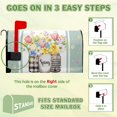 thumbnail image 2 of Spring Mailbox Covers Magnetic Floral Mailbox Cover Flowers Mailbox Wraps Magnetic Standard Size 21x18 Inch Tulips Jar Decorative Mailboxes for Outside Garden Yard Farmhouse Buffalo Plaid, 2 of 6