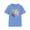 Carolina Blue, variant on Tiger Print Unisex Softstyle T Shirt Gildan 64000 Comfort Tee