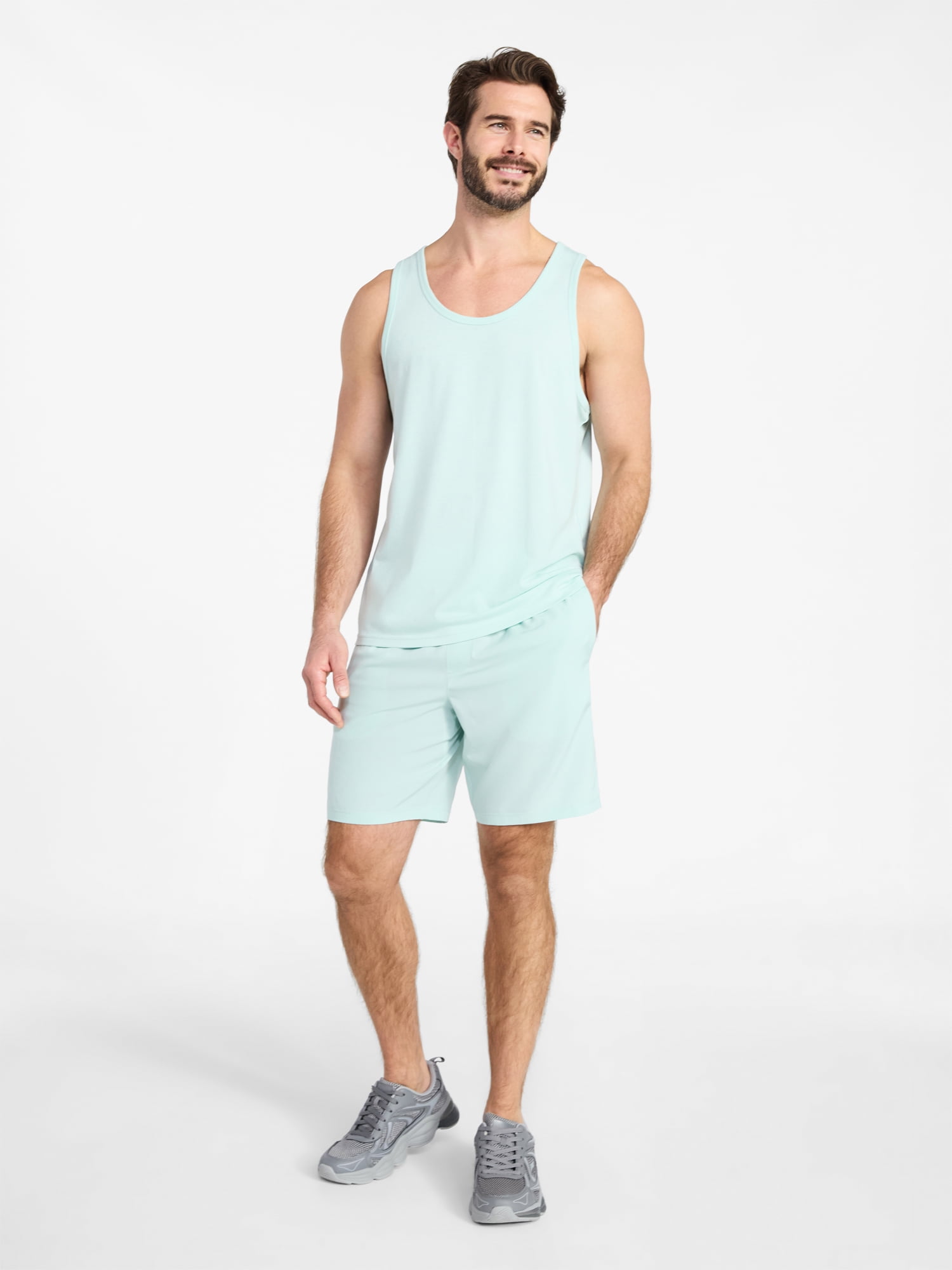 Athletic Works Men's and Men's Big & Tall Tri-Blend Tank Top, Sizes XS-4XLT