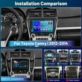 thumbnail image 2 of Torovo Car Radio Stereo Toyota Camry 2012-2014 Android Carplay GPS 2G+32G, 2 of 7