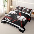 thumbnail image 3 of Erosebridal Kids Baseball Sport Twin Quilt Set,Boys Ball Games Theme Twin Coverlet Set,2pcs, 3 of 7