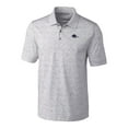 thumbnail image 2 of Men's Cutter & Buck  Gray UTSA Roadrunners  Advantage Space Dye Tri-Blend DryTec Polo, 2 of 3