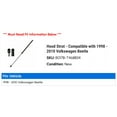 thumbnail image 2 of Hood Strut - Compatible with 1998 - 2010 Volkswagen Beetle 1999 2000 2001 2002 2003 2004 2005 2006 2007 2008 2009, 2 of 2