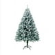thumbnail image 1 of Árbol de Navidad artificial de 24 pulgadas, clásico pino navideño con base de metal sólido y copo de nieve sin iluminación., 1 of 6