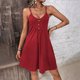 thumbnail image 1 of WILLBEST Bikini De Mujer, Traje De Baño De Moda De Verano Con Estampado De Cielo Estrellado, Conjunto De Traje De Baño Sexy Con Cordones Y Cojín De Pecho Desmontable Dividido, 1 of 3