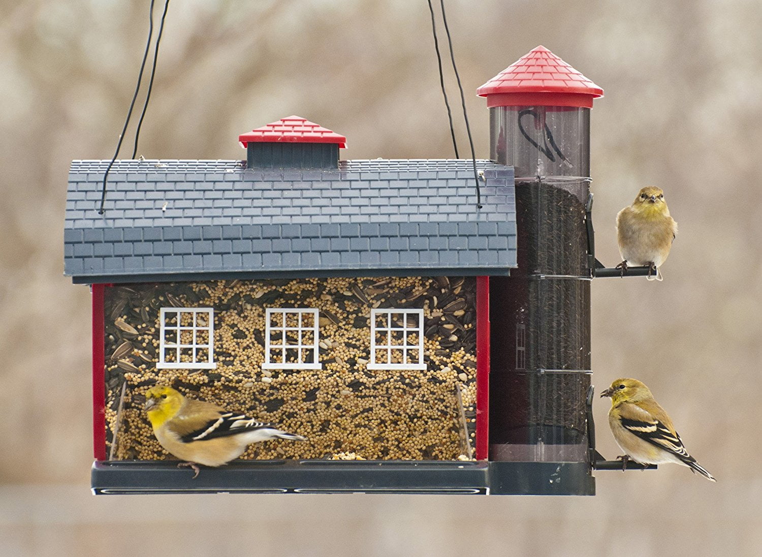 Audubon Combo Seed Bird Feeder Model 6290 By Red Barn Walmart Com