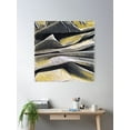 thumbnail image 2 of Yellow&Grey Abstract Poster Wall Art, Modern Wall Decor, 16x24 UNFRAMED, 2 of 3