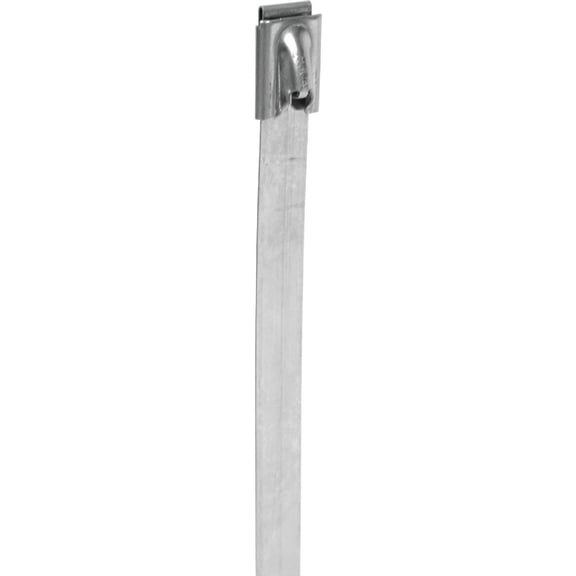 Gardner Bender 45-312SS Stainless Steel Cable Tie, 11 inch, 100 lb, Electrical Wire and Cord Management, Metal Zip Tie, 10 Pk