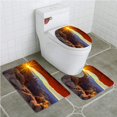 thumbnail image 1 of Juego de alfombras de baño ABPHQTO Amanecer en Mesa 3 piezas, 1 of 2