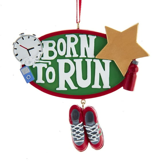 "Born To Run" Ornament For Personalization