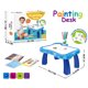 thumbnail image 4 of Juego de mesa de pintura para niños, juego de pintura de juguete de dibujo de proyección divertida educativa, 4 of 8