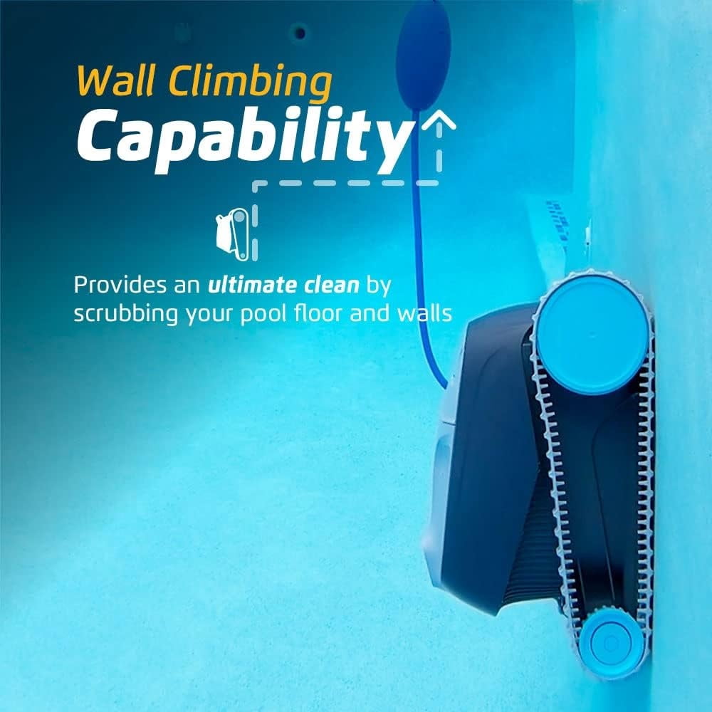 Dolphin Advantage Automatic Robotic Pool Vacuum Cleaner. Wall Climbing. Active Scrubber Brush. Ideal for In-Ground Pool Types up to 33 FT in Length