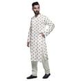 thumbnail image 2 of Atasi Cotton Printed Long Kurta Pajama For Men Designer Casual Kurta Pajama Clothing, 2 of 5