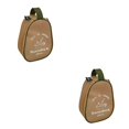 thumbnail image 1 of Sonducket Cuenco de almacenamiento para vajilla de Camping, tenedores, bolsa para taza de café, organizador de gran capacidad con cremallera, Caqui 2piezas, 1 of 6