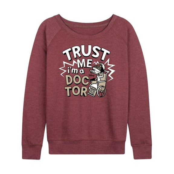 The Nightmare Before Christmas - Trust Me I'm A Doctor - Women's Lightweight French Terry Long Sleeve Shirt