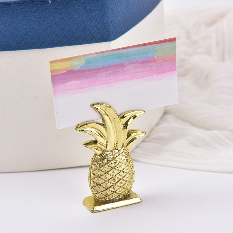 1 Set Pineapple Place Stand Holder Wedding Party with Colorful Card Party BDAU 