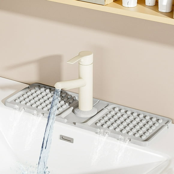 Sink Faucet Draininging Pad Multifunctional Sink Countertop Storage Draininging Pad