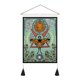 thumbnail image 1 of Tapiz de mariposas para colgar en el porche, suave, ligero, delicado dobladillo, decoración para la pared del televisor, fácil cuidado, 60 × 80 pulgadas, 1 of 2