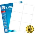 thumbnail image 1 of shiyou-Printable Shipping Labels 3-1/3" x 4", White, 300 Labels (50 Sheets), 1 of 4
