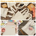 thumbnail image 2 of 15pcs Tote Bag de Manta Cruda 40 X 35 cm Algod&oacute;n, Paquetes de Bolsas de Manta Cruda 100% Algodon, Bolsa reutilizable, Bolsos por mayoreo, Bolsas Tote Bag para pintar, Ecol&oacute;gic(15, 2 of 9