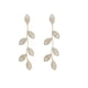 thumbnail image 1 of Par Aretes Hojas Colgante Pendiente Elegante Largo Luxury 0S90D, 1 of 3