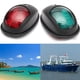 thumbnail image 3 of 1 par de luces de navegación para barcos, luces verdes y rojas, luces de proa para barcos, luces LED., 3 of 10