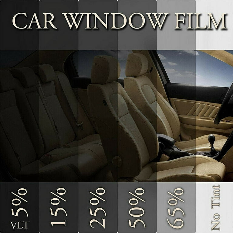 PinShang 15% VLT Car Window Tint Film, Auto Windshield Tinting Film Kit  with Tools, for Vehicles Home Office 