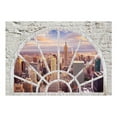 thumbnail image 2 of Tiptophomedecor Peel and Stick Wallpaper Wall Mural - New York Window View - Removable Wall Decals, 2 of 3