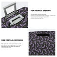 thumbnail image 5 of Xecao Bat Purple print Elastic Luggage Cover, with double-sided print , is perfect for travel, business, and daily use, 5 of 9