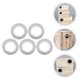 thumbnail image 2 of 5pcs Parrot Wooden Nest Hole Metal Rings Birds Nest Box Anti-bite Rings, 2 of 3