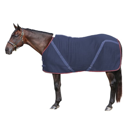 Dura-Tech Ashby Thermal Rug Horse Stable Sheet | Comfortable Fleece | Navy | 72