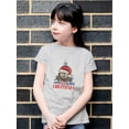 thumbnail image 2 of Santa Hat Funny Christmas Graphic T-shirt, 2 of 4