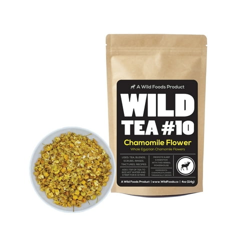 Wild Tea #10 Sweet Chamomile | Egyptian Chamomile Flower by Wild Foods -