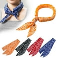 thumbnail image 2 of 2 Pcs, Sports Neck Cooling Scarf Wrap, Keep you Cool Bandana (Black, Blue), 2 of 5