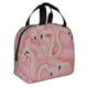 thumbnail image 2 of Easygdp Flamingos Bolsa Térmica Premium - Tela Oxford Impermeable, Gran Capacidad, Bolsillo Frontal, Unisex para Trabajo, Escuela, Actividades al Aire Libre y Picnics, 2 of 8