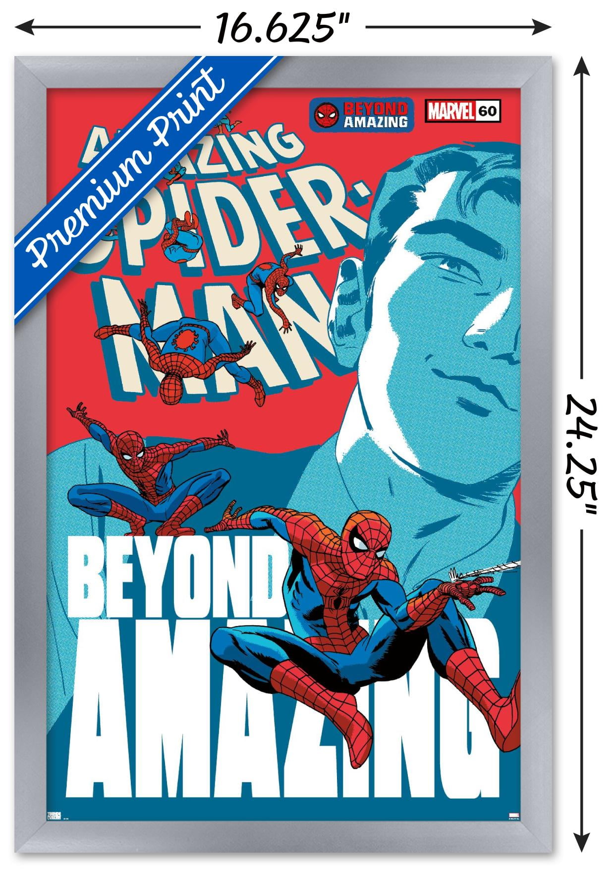 Marvel Comics - Spider-Man: Beyond Amazing - Peter Parker Cover Wall Poster  with Push Pins, 14.725