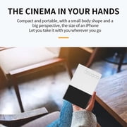 Mini Portable HD Projector with Auto Keystone Correction for Home Theater and Outdoor Movies, 1 Count