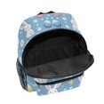 thumbnail image 6 of FORMRS School Backpack with Front Zippered Pocket 12" Student Travel Daypack, Cartoon Easter Bunnies, 6 of 6