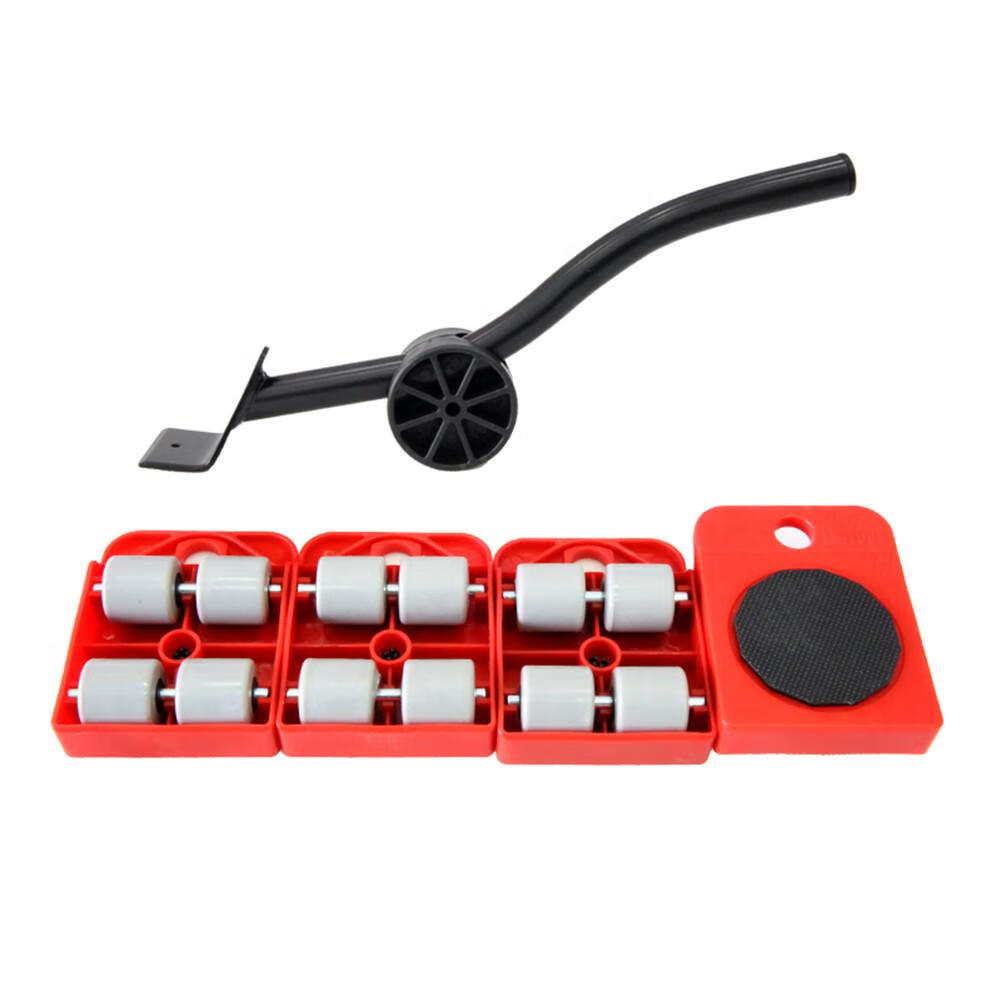 Furniture Lifter Easy Moving Sliders Heavy Furniture Appliance Moving Lifting Tools Set Red