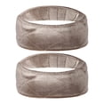 thumbnail image 1 of Unique Bargains 2pcs Fastener Band, Velvet for Securing Wigs,Adjustable, No Slip, Hold Hair Back Light Coffee Color, 1 of 7